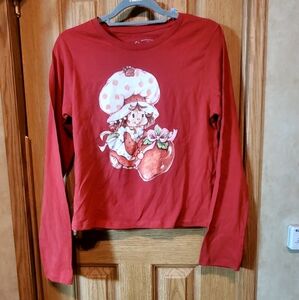 Charming Red Kids Long Sleeve Shirt